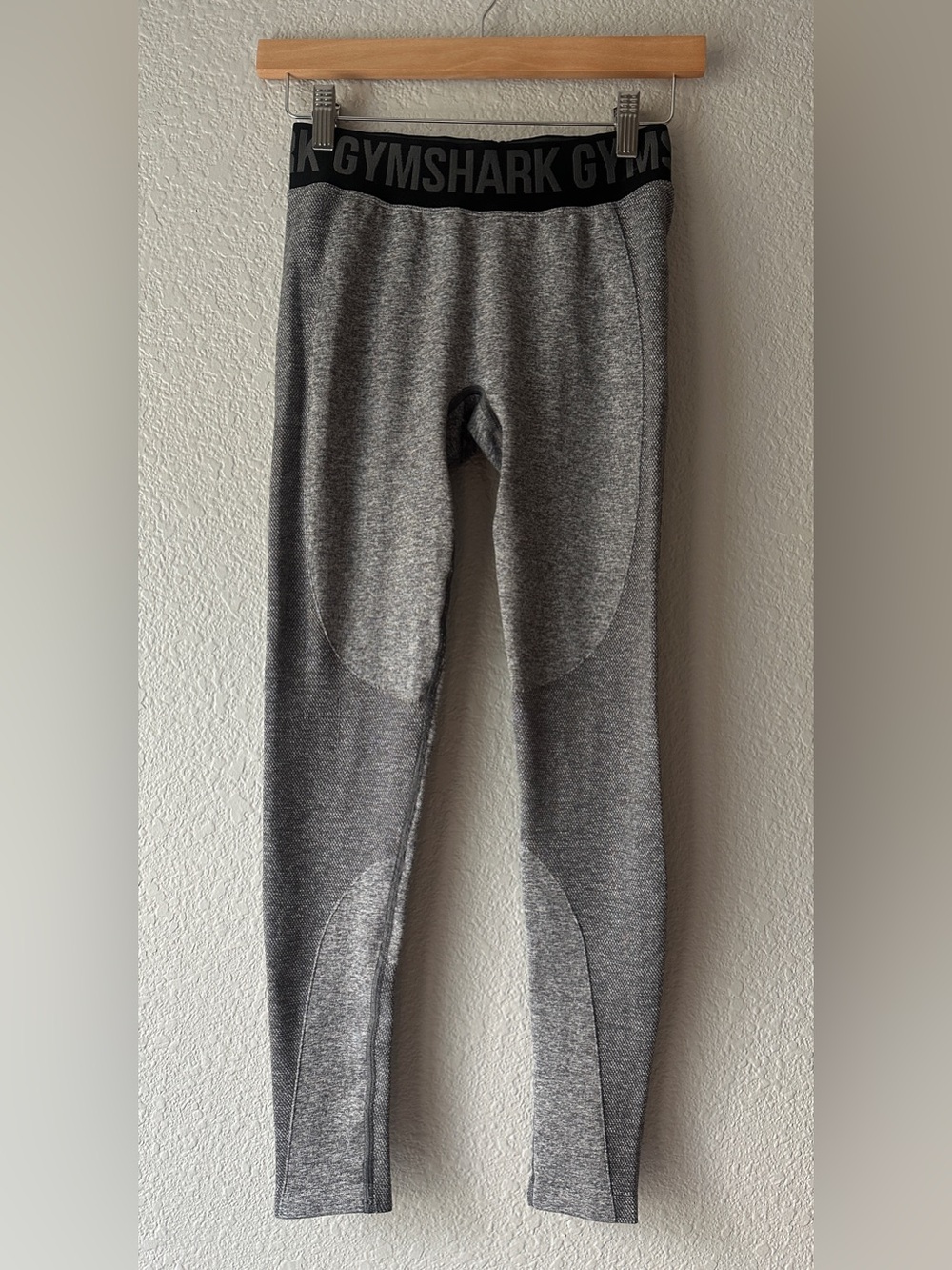 Gymshark - Heather Grey Contour Leggings - Size Small